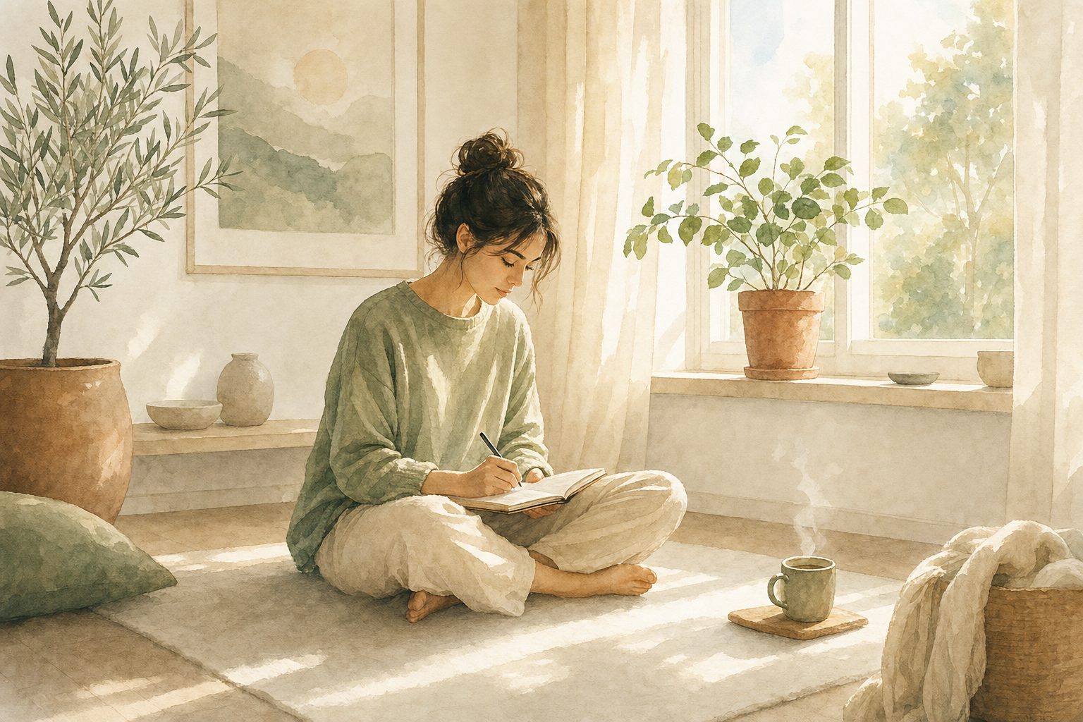 Morning journaling practice — the Stoic tradition brought into modern life